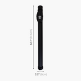 Jonny 8 Ball Black Tubular Cue Case + Shoulder Strap - Holds 2pc Snooker or Pool Cue