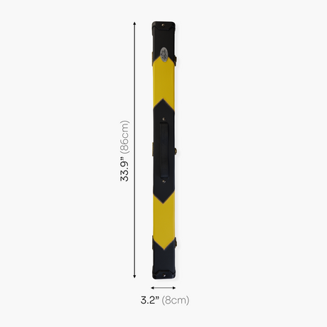 Baize Master Deluxe ARROW 2 Piece Snooker Pool Cue Case with Matching Colour Interior Baize Master