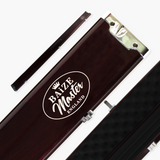 Baize Master PRESTIGE 1 Piece Metal Snooker Pool Cue Case - Holds 3 Cues