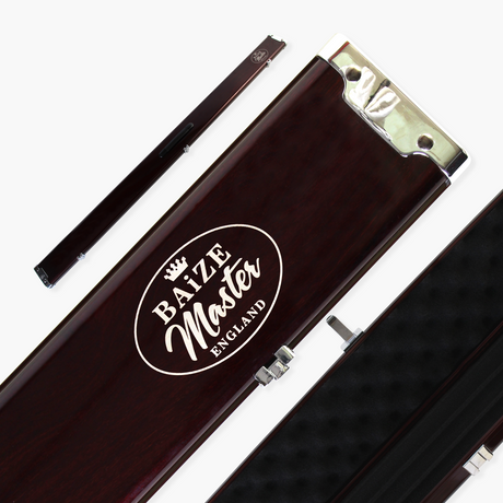 Baize Master PRESTIGE 1 Piece Metal Snooker Pool Cue Case - Holds 3 Cues