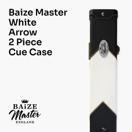 Baize Master Deluxe ARROW 2 Piece Snooker Pool Cue Case with Matching Colour Interior Baize Master