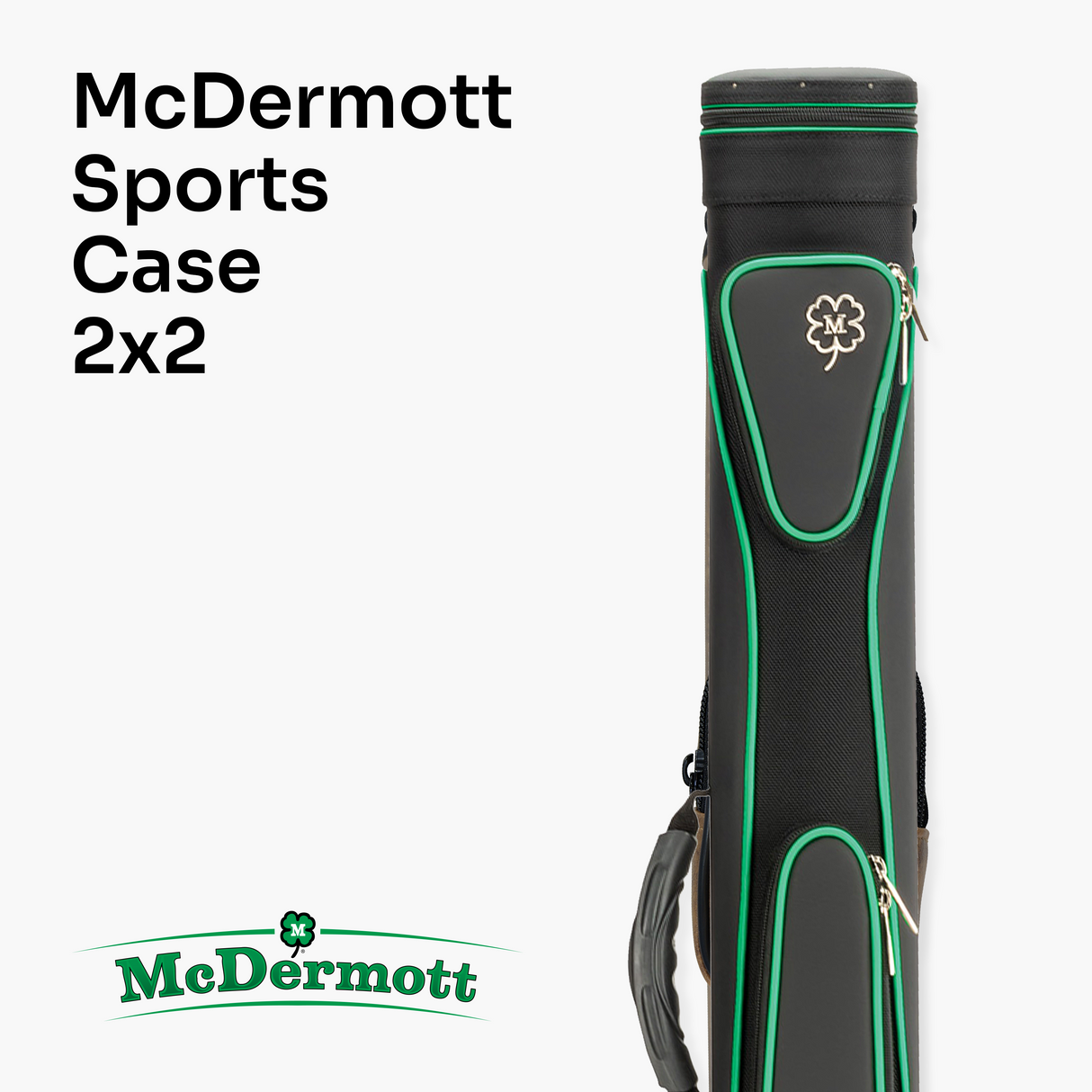 McDermott Sports Case 2x2 - Holds 2 Centre Jointed Cues