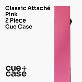 CLASSIC ATTACHE 2 Piece Snooker Pool Cue Case with Batten Divider