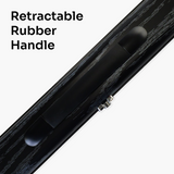 Pro Aluminium One Piece Wood Grain Cue Case Metal Ends - Holds 2 Cues