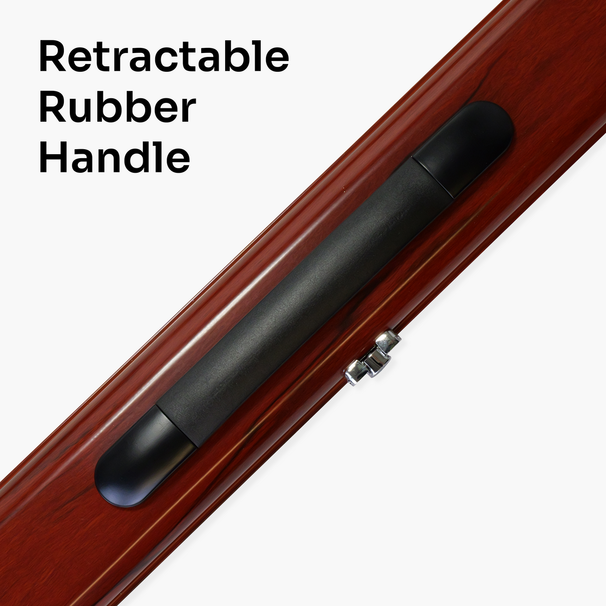Pro Aluminium One Piece Wood Grain Cue Case Metal Ends - Holds 2 Cues
