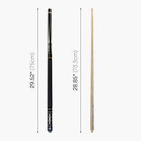 Jonny 8 Ball AZTEC 8.5mm Tip Adjustable 4 Piece Ash Pub Pool Cue, Shorten to 45"