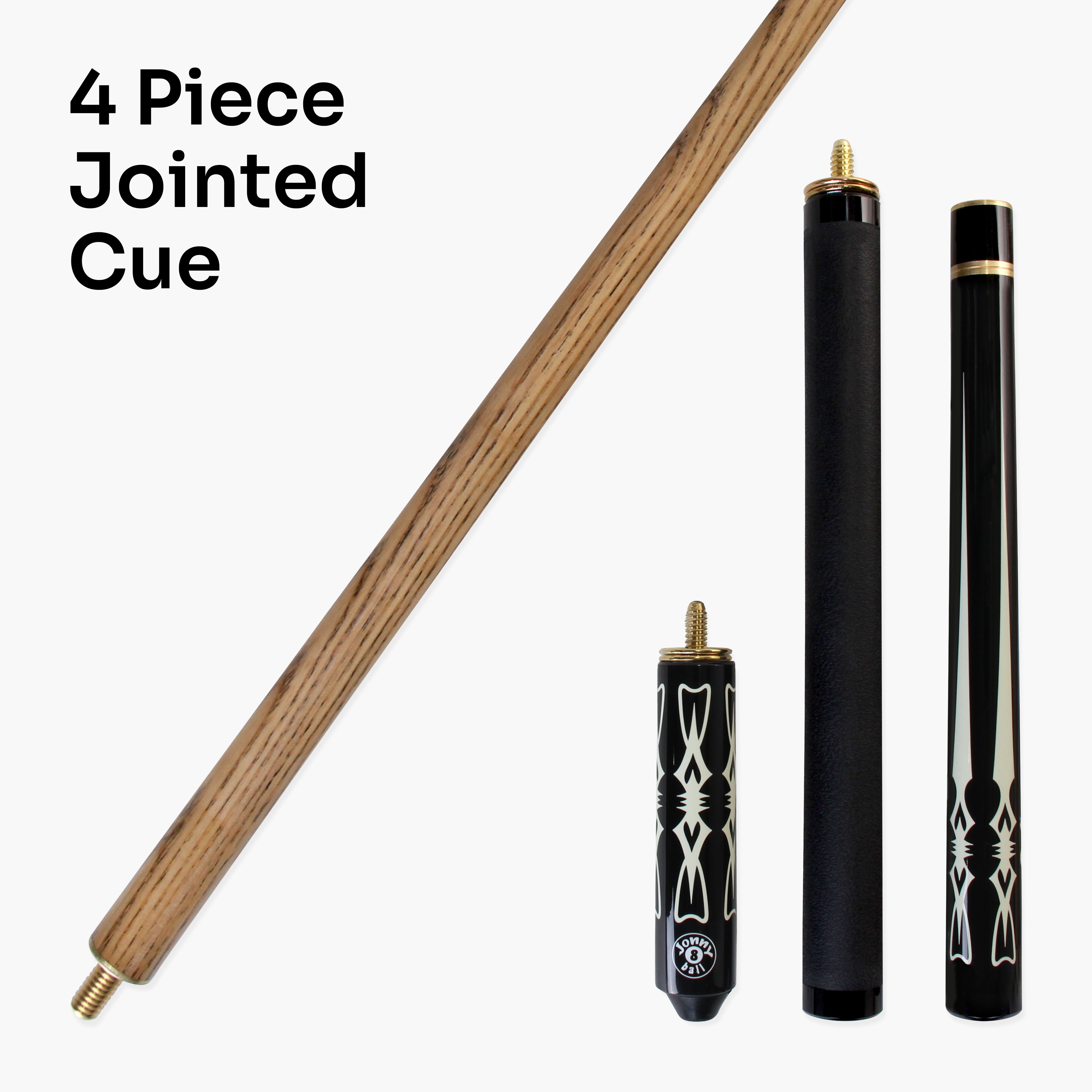 Jonny 8 Ball AZTEC Adjustable Cue - Exotic Design, Custom Lengths
