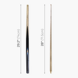 Baize Master Challenger 57" 2-Piece Cue - 9.3mm Tip with Case, Extension & Mini Butt