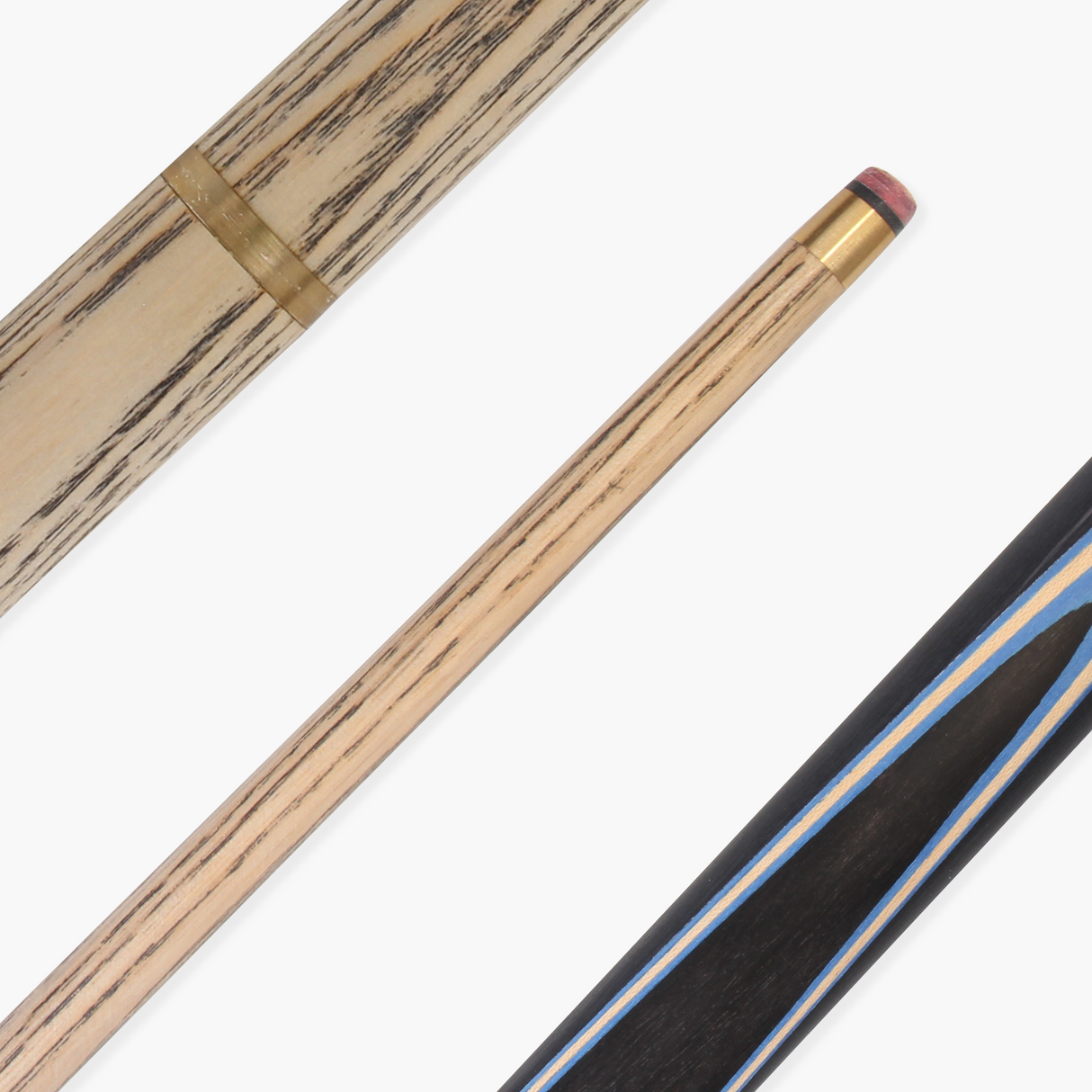 Baize Master Challenger 57" 2-Piece Cue - 9.3mm Tip with Case, Extension & Mini Butt