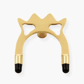 Gold-Plated Spider Rest Head for Snooker & Pool with Protective Feet Cue & Case