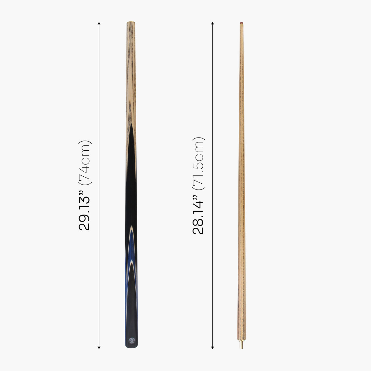 Jonny 8 Ball 2 Piece SNIPER 57 Inch Ash English Pool Cue with 8mm Pro Leather Tip