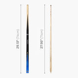 Baize Master 57 Inch Jimmy White Signature VICTORY 2 Piece Ash Snooker Pool Cue with 9.5mm Layered Tip