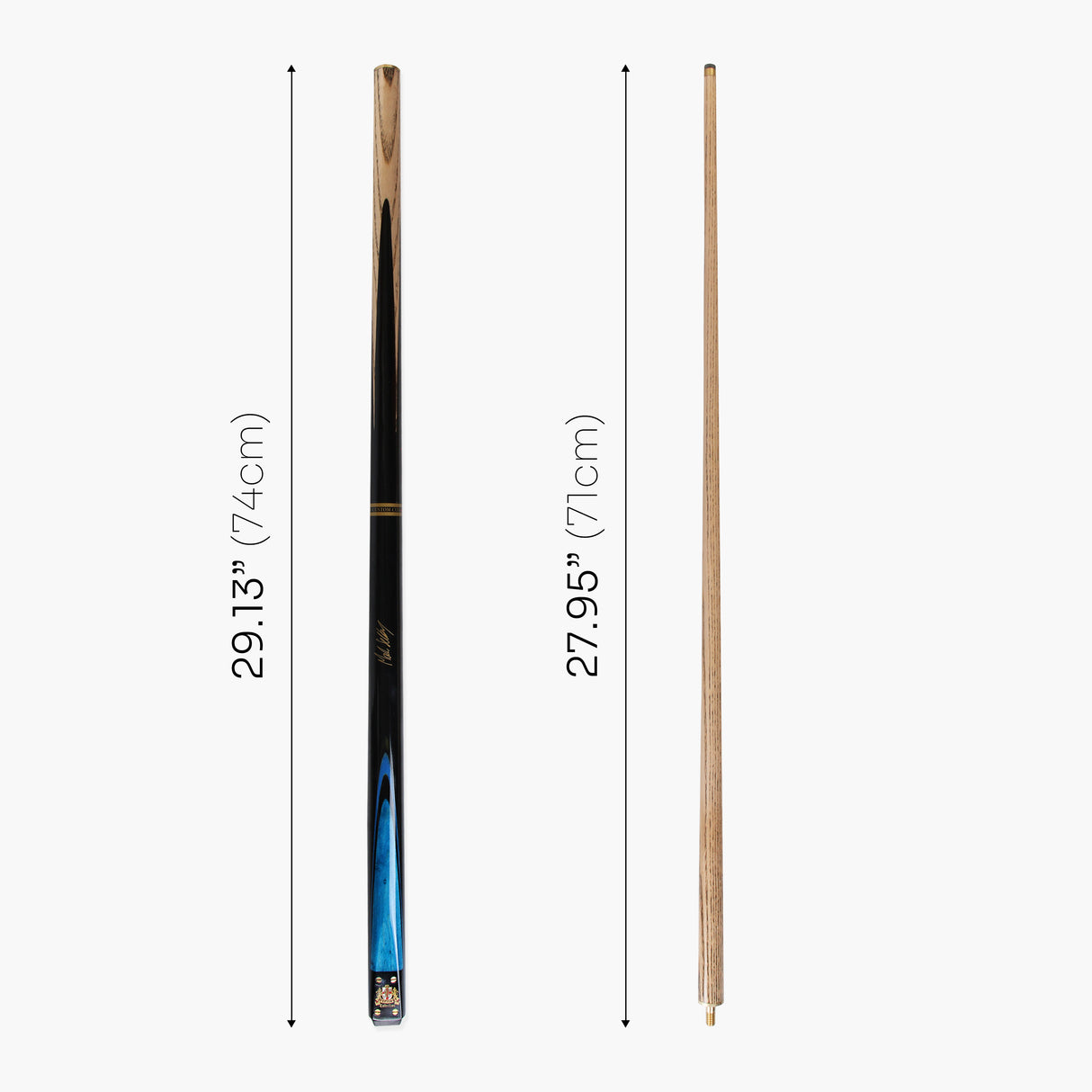 BCE MARK SELBY Signature Heritage 57 Inch 2 Piece Snooker Pool Cue 9.5mm Tip