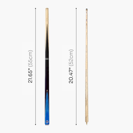 Baize Master CONQUEST 42 Inch 2 Piece Junior Kids Snooker Pool Cue 9.5mm Layered Tip Baize Master