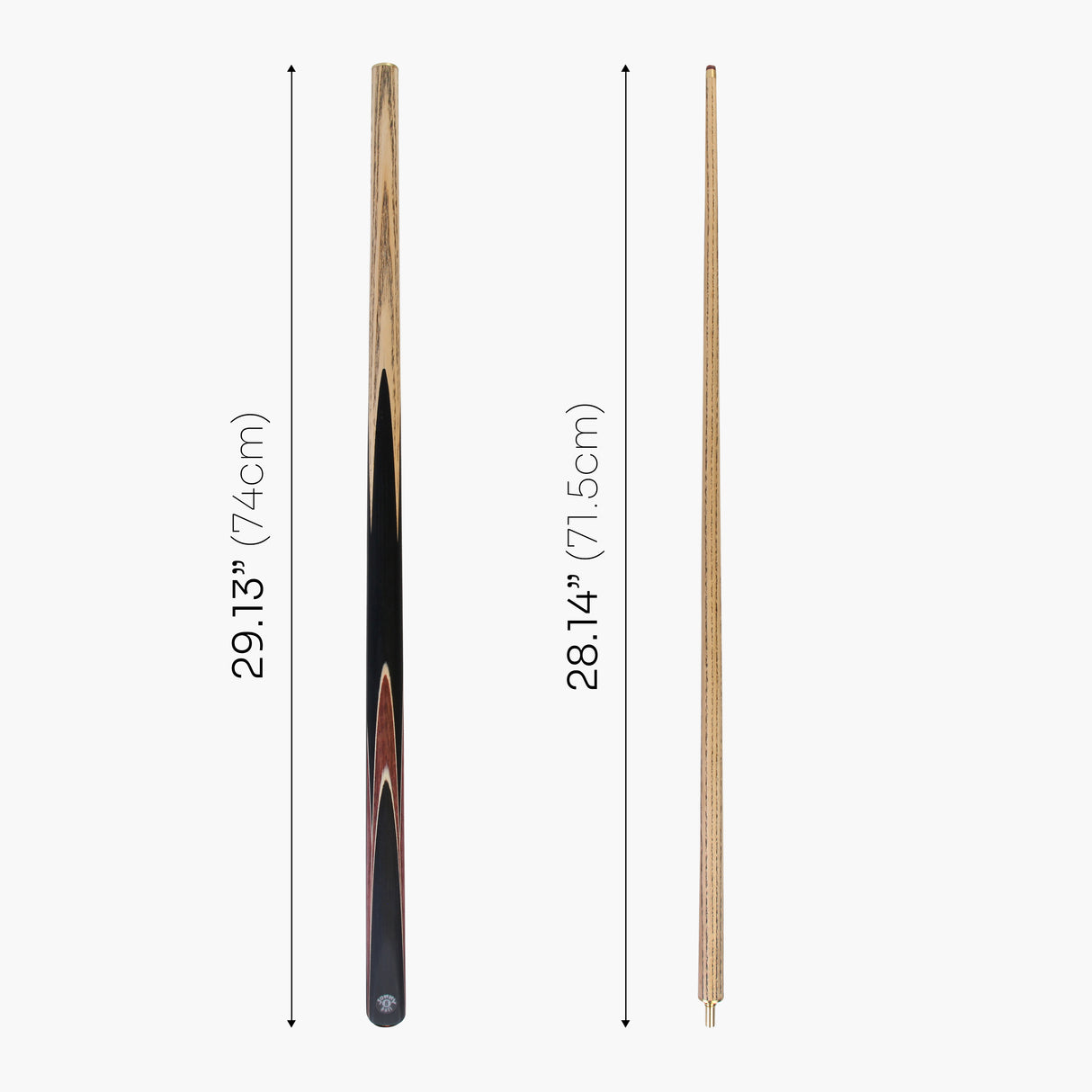 Jonny 8 Ball 2 Piece SNIPER 57 Inch Ash English Pool Cue with 8mm Pro Leather Tip