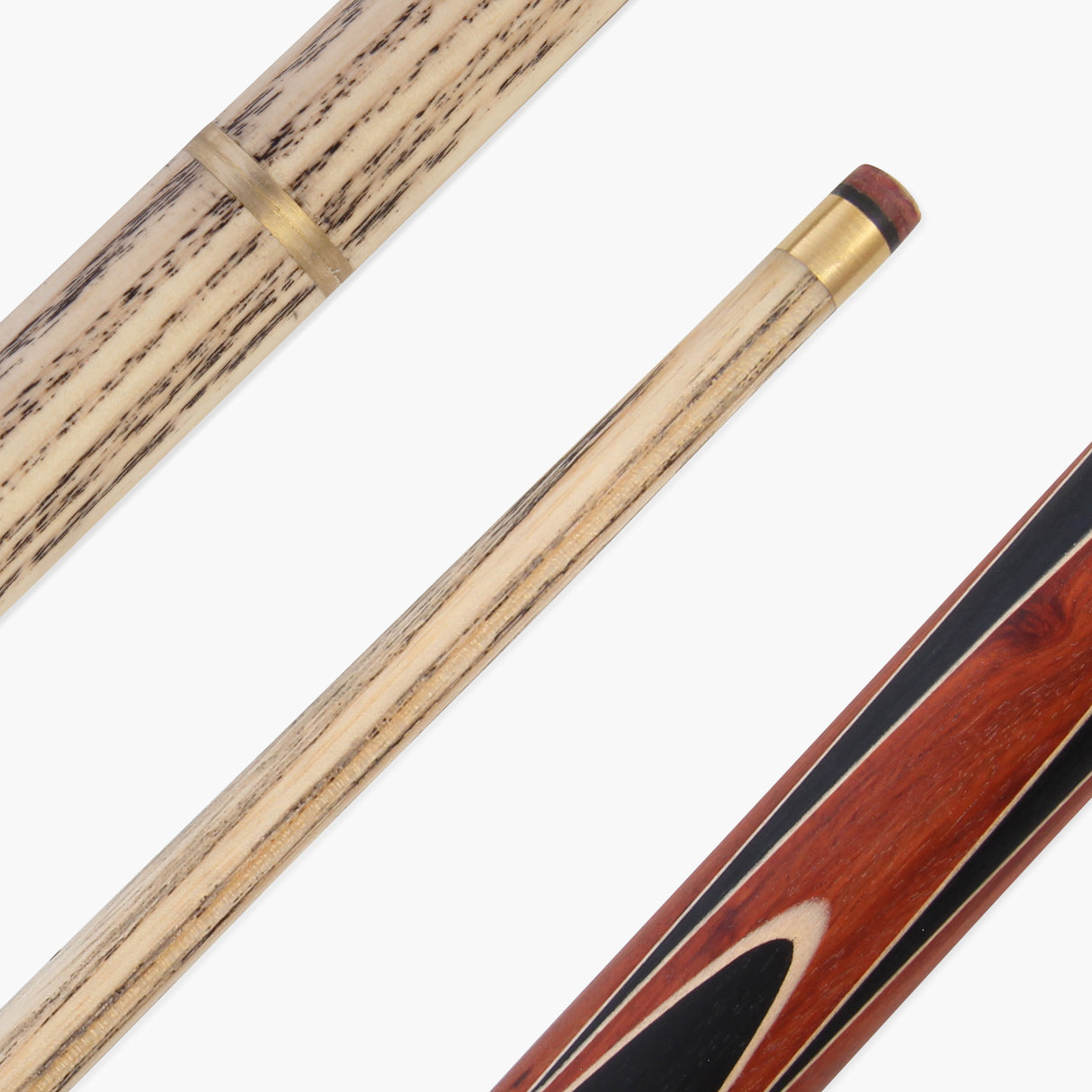 Jonny 8 Ball Sniper 57 Inch 2 Piece Pool Cue and Case Set 8mm Pro Tip With Black Hard Case
