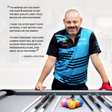 Dynamite Billiards DB2 Nitro Carbon Fiber American Pool Cue – 11.9mm HOW Black Tip – Designed by Darren Appleton