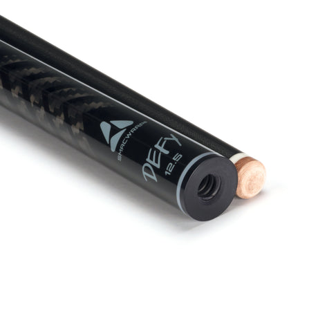 McDermott Defy Ultra Low Deflection Carbon Fiber American Pool Cue Shaft with Navigator Automatic Soft Tip - SHAFT ONLY