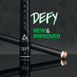 McDermott Defy Ultra Low Deflection Carbon Fiber American Pool Cue Shaft with Navigator Automatic Soft Tip - SHAFT ONLY