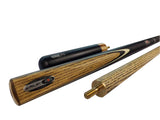 Riley Ronnie O’Sullivan Endorsed Limited Edition 2 Piece Ash Snooker and English Pool Cue 9.5mm Tip with Mini Butt Extension - EL-06E