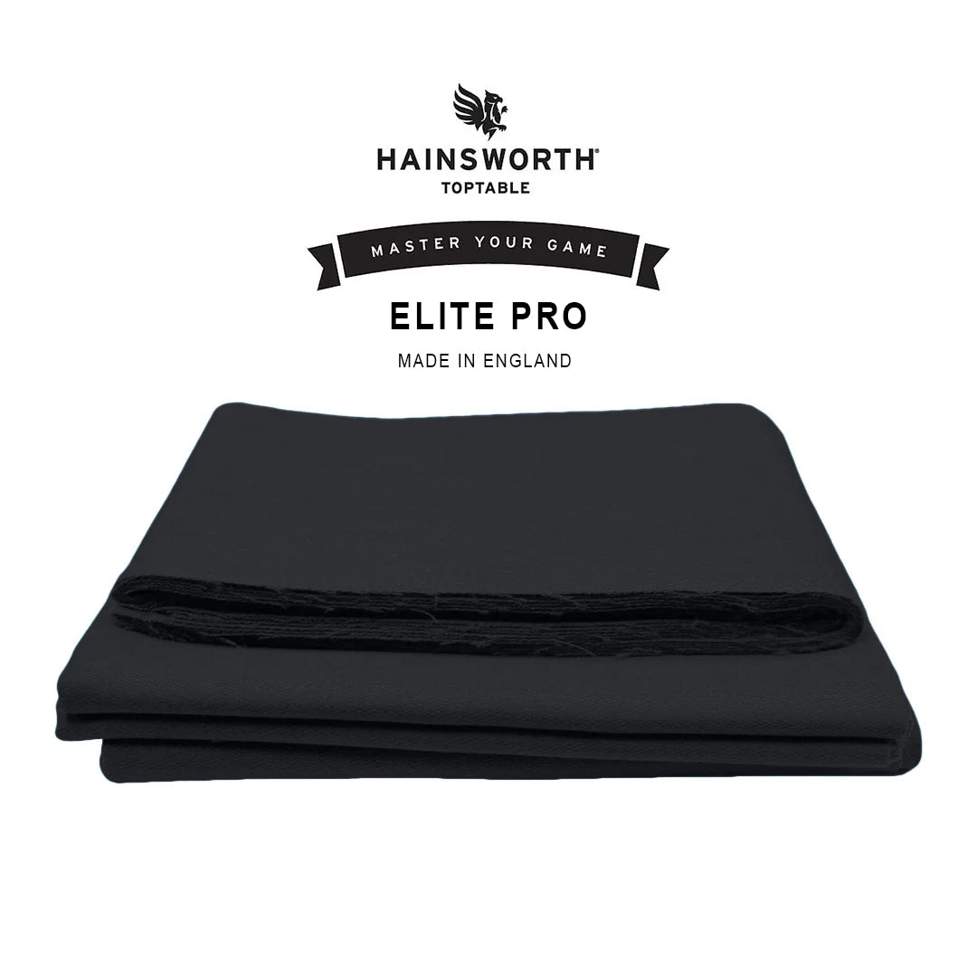 Hainsworth Elite Pro 9ft USA American Pool Table Cloth Cue + Case
