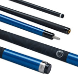 PowerGlide Emanate 58 Inch 2 Piece Carbon Fiber Low Deflection American Pool Cue 13mm Tip