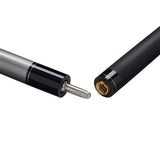 PowerGlide Emanate 58 Inch 2 Piece Carbon Fiber Low Deflection American Pool Cue 13mm Tip
