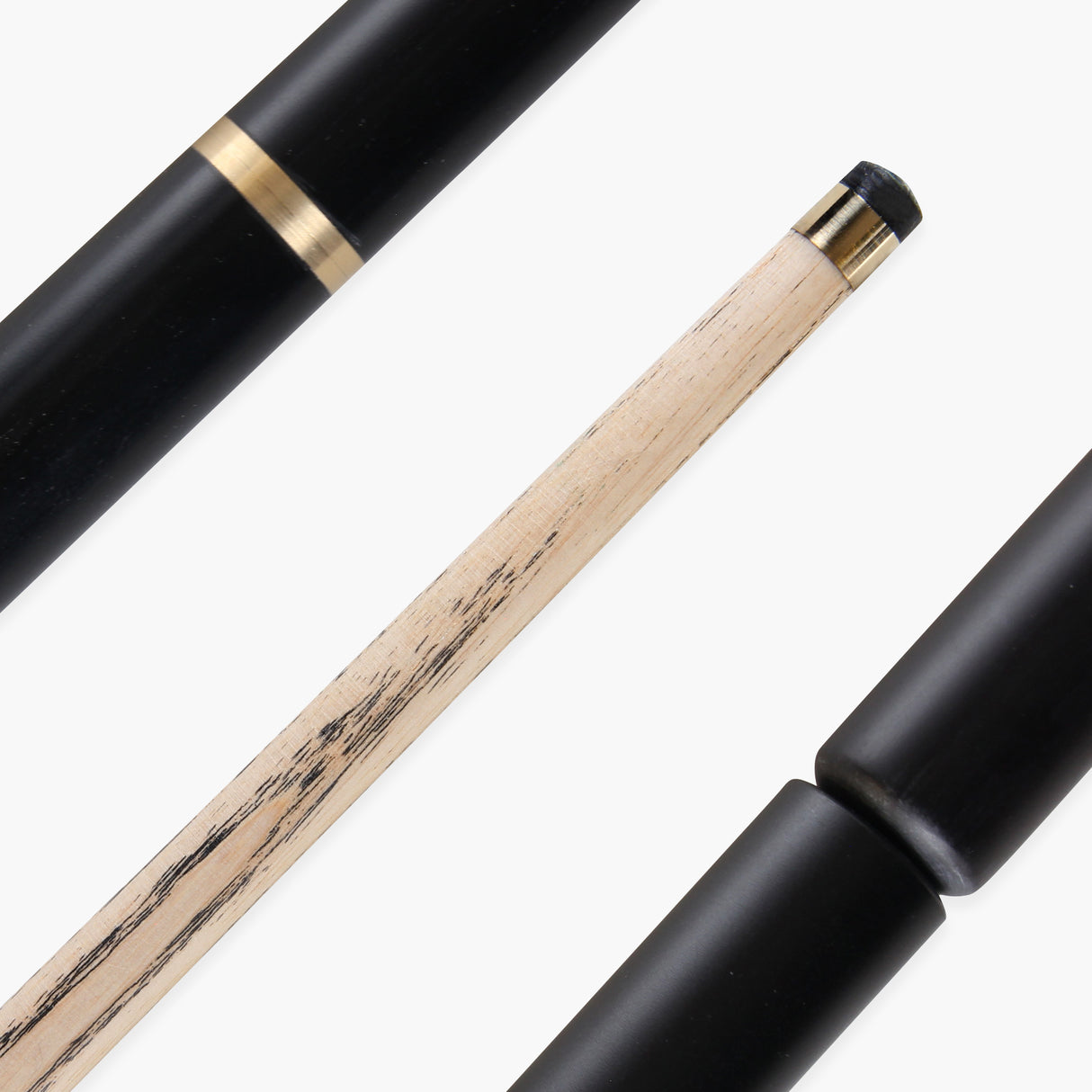 BAIZE MASTER Limited Edition Gold Series 57 Inch ¾ Jointed Professional English Pool Cue 8.5mm with hand-fitted Medium Pro Tip – Polished and finished locally in the UK!