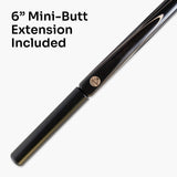 BAIZE MASTER Limited Edition Gold Series 57 Inch ¾ Jointed Professional English Pool Cue 8.5mm with hand-fitted Medium Pro Tip – Polished and finished locally in the UK!