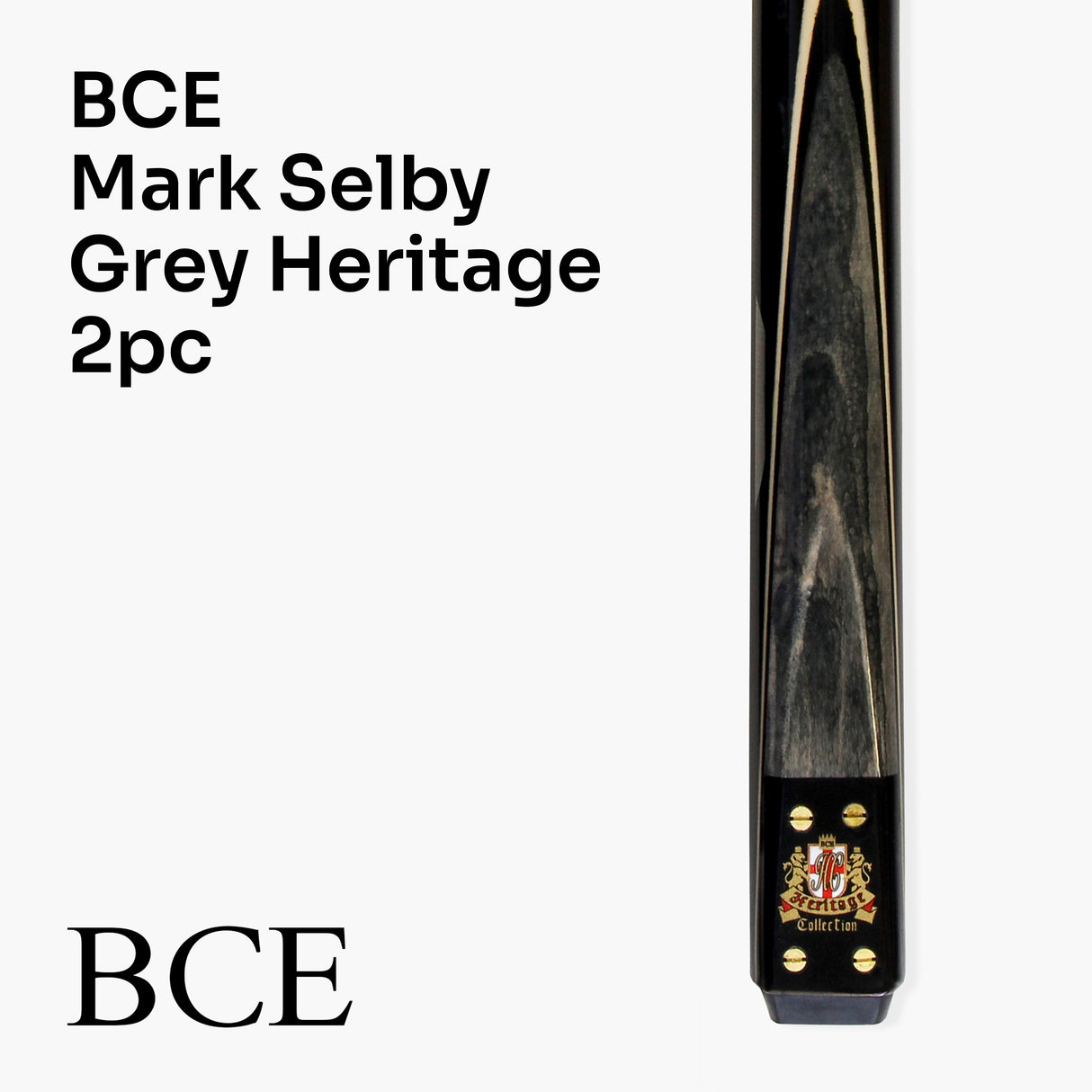 BCE MARK SELBY Signature Heritage 57 Inch 2 Piece Snooker Pool Cue 9.5mm Tip