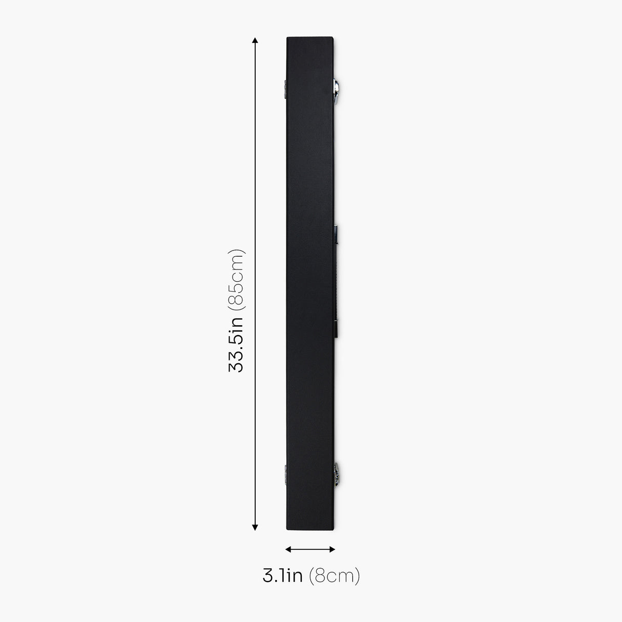 Jonny 8 Ball Sniper 57 Inch 2 Piece Pool Cue and Case Set 8mm Pro Tip With Black Hard Case