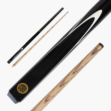 BCE Ronnie O'Sullivan Grey Elegance 57 Inch 2 Piece Ash Snooker Pool Cue 9.5mm Tip