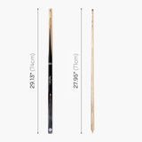 Baize Master 57 Inch Jimmy White Signature VICTORY 2 Piece Ash Snooker Pool Cue with 9.5mm Layered Tip