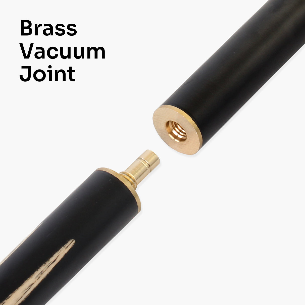 PRO147 Hurricane Black Walnut 3/4 Heavy Weight Snooker Pool Cue with 9.5mm Tip