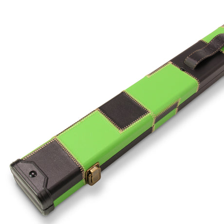 Baize Master Deluxe PATCH 2 Piece Snooker Pool Cue Case with Plastic Ends