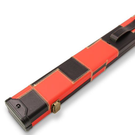 Baize Master Deluxe PATCH 2 Piece Snooker Pool Cue Case with Plastic Ends