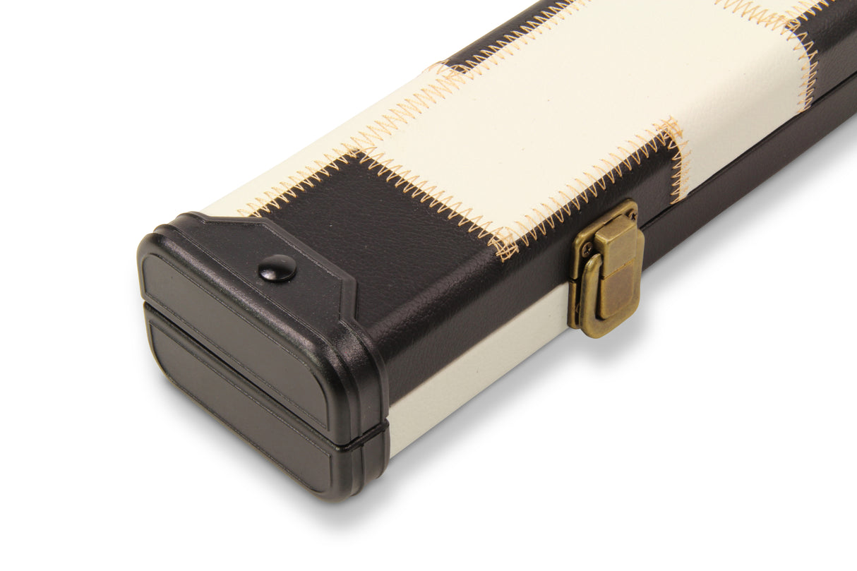 Baize Master Deluxe PATCH 2 Piece Snooker Pool Cue Case with Plastic Ends