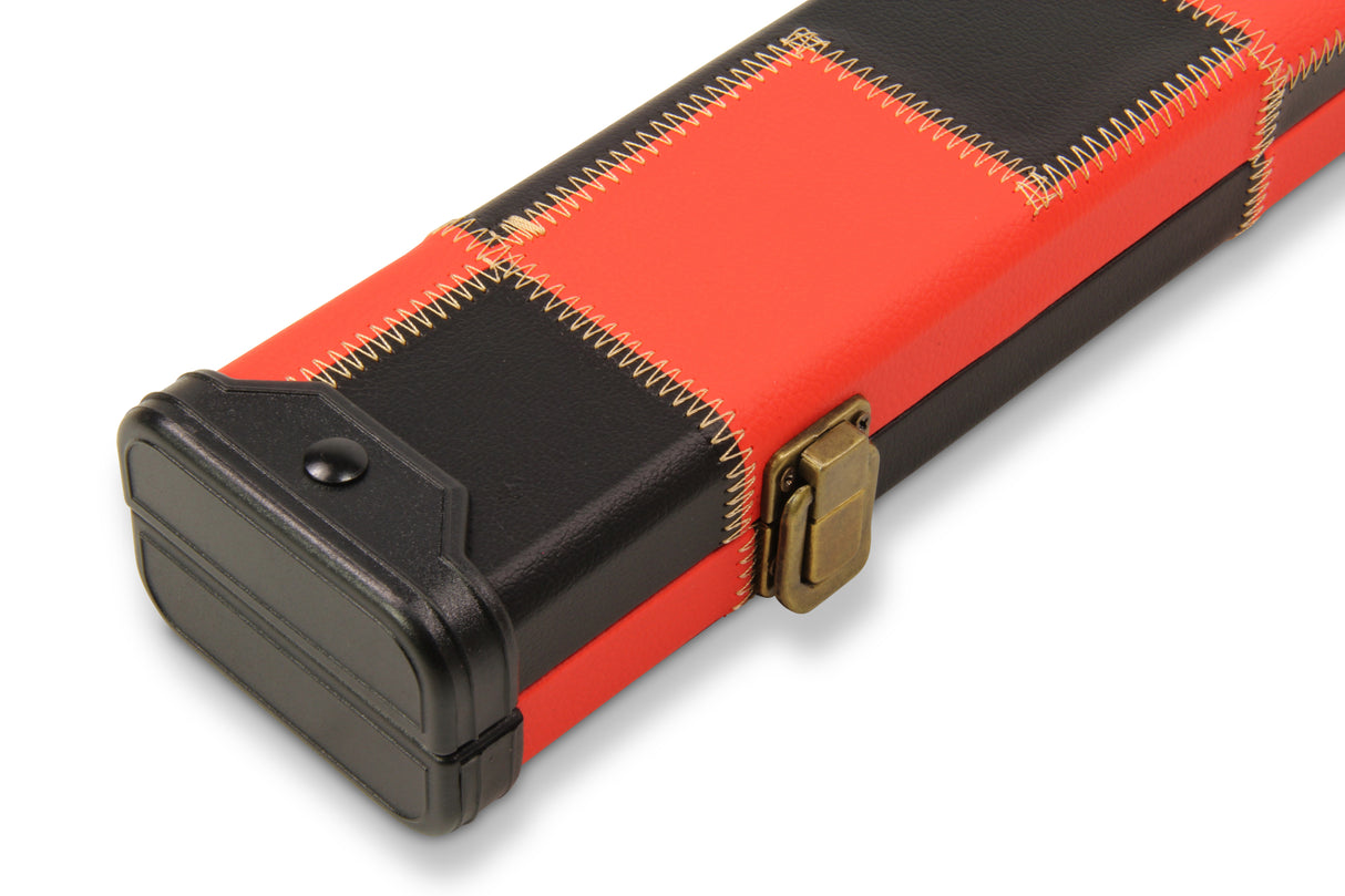 Baize Master Deluxe PATCH 2 Piece Snooker Pool Cue Case with Plastic Ends