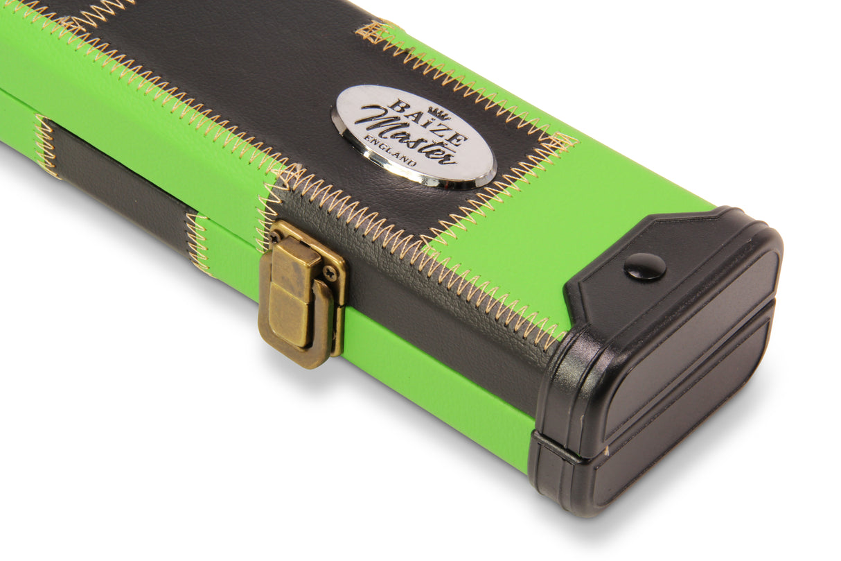 Baize Master Deluxe PATCH 2 Piece Snooker Pool Cue Case with Plastic Ends