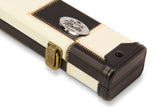 Baize Master Deluxe PATCH 2 Piece Snooker Pool Cue Case with Plastic Ends
