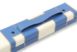 Baize Master Deluxe PATCH 2 Piece Snooker Pool Cue Case with Plastic Ends
