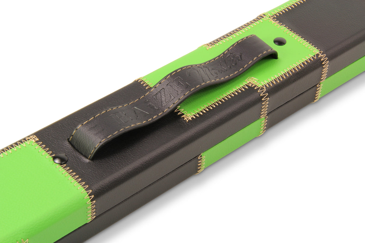 Baize Master Deluxe PATCH 2 Piece Snooker Pool Cue Case with Plastic Ends