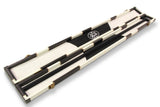 Baize Master Deluxe PATCH 2 Piece Snooker Pool Cue Case with Plastic Ends