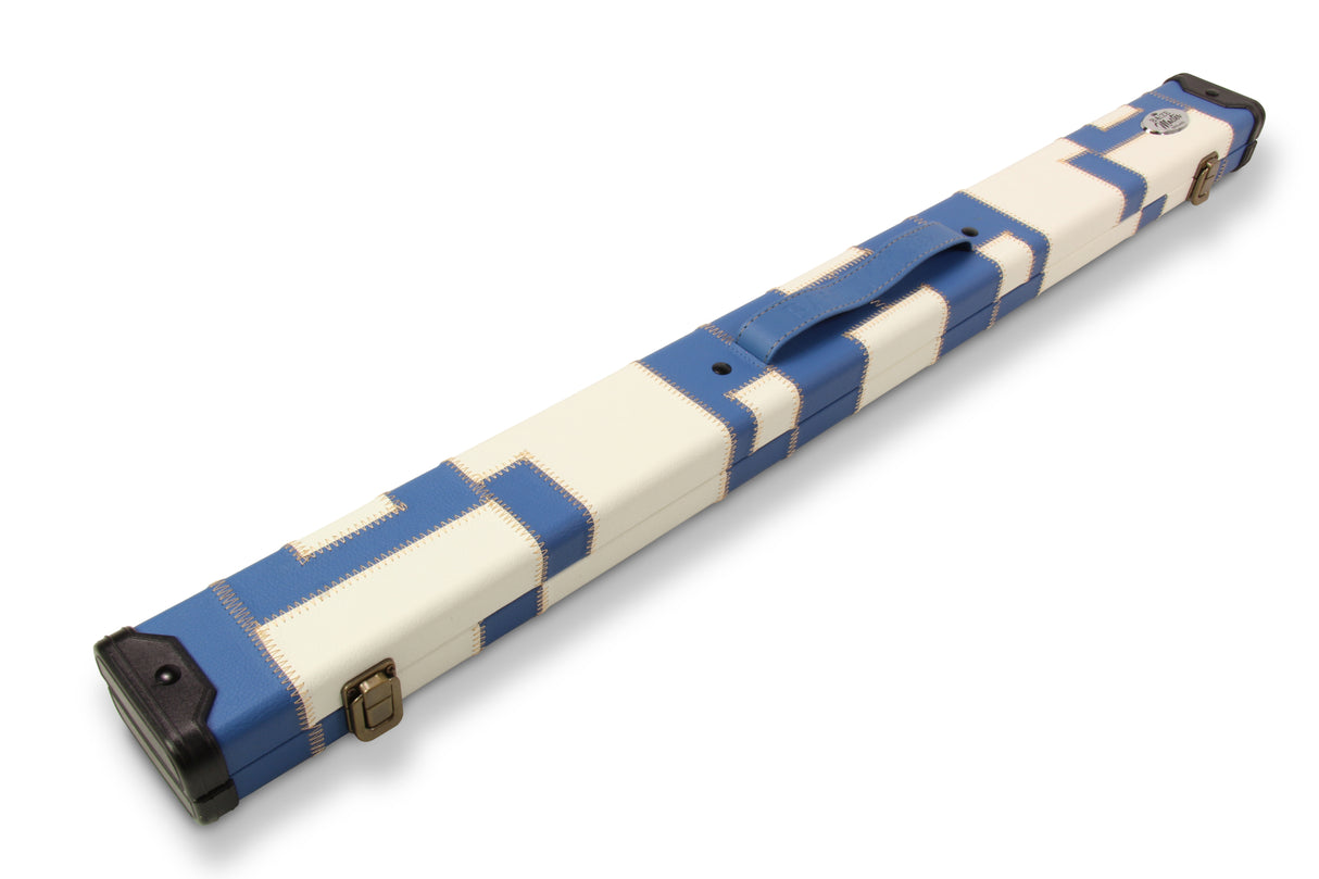 Baize Master Deluxe PATCH 2 Piece Snooker Pool Cue Case with Plastic Ends