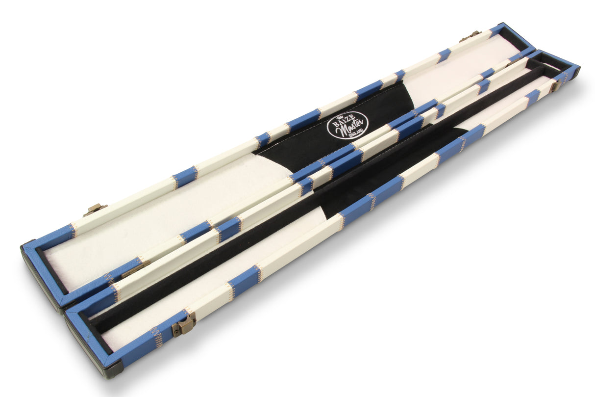 Baize Master Deluxe PATCH 2 Piece Snooker Pool Cue Case with Plastic Ends