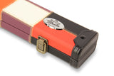 Baize Master Deluxe PATCH 2 Piece Snooker Pool Cue Case with Plastic Ends