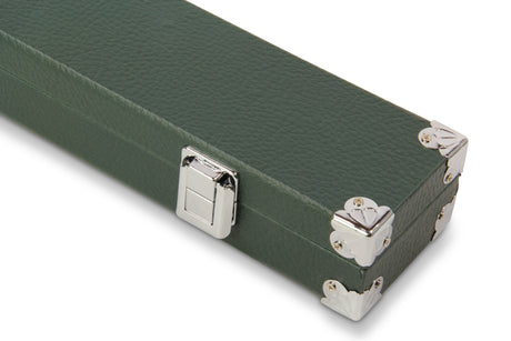 2 Piece Snooker Pool Cue Case with Reinforced Corners and Chalk Compartment