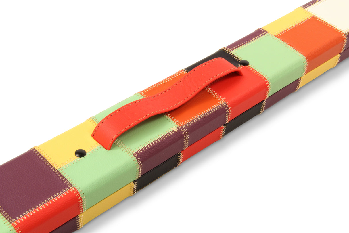 Baize Master Deluxe PATCH 2 Piece Snooker Pool Cue Case with Plastic Ends