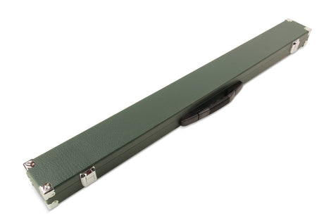 2 Piece Snooker Pool Cue Case with Reinforced Corners and Chalk Compartment