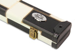 Baize Master 1 Piece PATCH Deluxe Plastic Ends Snooker Pool Cue Case - Holds 2 Cues